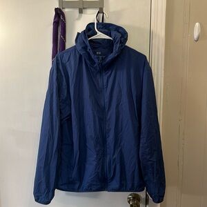 uniqlo water repellent sun protective upf hooded summer jacket